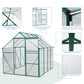 6 x 8 FT Green Outdoor Walk-in Greenhouse – Heavy Duty Garden Plant Hous