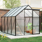 Heavy-Duty 6x8 FT Black Greenhouse with Base & Anchors | All-Season Walk-In