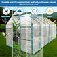 6x12 FT Green Heavy-Duty Polycarbonate Greenhouse – Extra-Long All-Season Walk-In