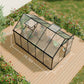 6x10 FT Modern Black Polycarbonate Greenhouse – Heavy Duty Aluminum with Raised Base